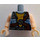 LEGO Pískově modrá Zander s Sand Modrá Bunda Minifigurka Trup (973 / 76382)