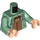 LEGO Verde sabbiato Arthur Weasley con Verde sabbiato Giacca e Reddish Marrone Gambe Minifigure Busto (973 / 76382)