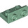 LEGO Sand Green Bracket 1 x 2 with 1 x 2 Up (99780)