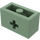 LEGO Sandgrün Backstein 1 x 2 mit Achse Loch („+“ Öffnung und Unterrohr) (31493 / 32064)