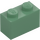 LEGO Sand Green Brick 1 x 2 with Bottom Tube (3004 / 93792)