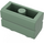 LEGO Vert sable Brique 1 x 2 avec Embossed Bricks (98283)