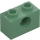 LEGO Sand Green Brick 1 x 2 with Hole (3700)