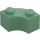 LEGO Sand Green Brick 2 x 2 Round Corner with Stud Notch and Reinforced Underside (85080)