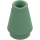 LEGO Sand Green Cone 1 x 1 with Top Groove (28701 / 59900)