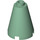 LEGO Sand Green Cone 2 x 2 x 2 (Open Stud) (3942 / 14918)