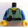 LEGO Sand Grön Jordbrukare Minifigur Kropp (973 / 76382)