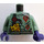 LEGO Sand Green Hausner Minifig Torso (973 / 76382)