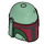 LEGO Zandgroen Helm met Sides Gaten met Dark Rood en Dark Green (84139 / 105747)