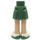 LEGO Vert sable Hanche avec Basic Incurvé Skirt avec blanc Shoes avec Magenta Laces avec charnière épaisse (92820)