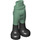 LEGO Sandgrün Hüfte mit Pants mit Schwarz Riding Boots (2277 / 16925)