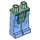 LEGO Zandgroen Lang Minifigure Poten met Blauw en Green Robes (99131 / 100693)