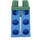 LEGO Vert sable Longue Minifigure Jambes avec Orange Courroie (99131 / 100699)
