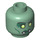 LEGO Sand Green Medusa Head (Safety Stud) (3626 / 13508)