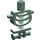 LEGO Zandgroen Minifig Skelet Torso (6260)