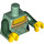 LEGO Zandgroen Minifig Torso (973 / 76382)