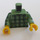LEGO Sandgrün Minifig Torso mit Checked Shirt (973)