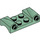 LEGO Sand Green Mudguard Plate 2 x 4 with Headlights and Curved Fenders (93590)