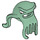 LEGO Sandgrün Oktopus Kopf Maske mit Lange Tentacles (34626 / 36405)