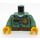 LEGO Sandgrün Park Ranger Minifig Torso (973 / 76382)