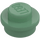 LEGO Zandgroen Plaat 1 x 1 Rond (6141 / 30057)