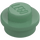 LEGO Zandgroen Plaat 1 x 1 Rond (6141 / 30057)