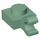 LEGO Vert sable assiette 1 x 1 avec Agrafe Horizontal (Clip en O ouvert épais) (52738 / 61252)