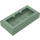 LEGO Vert sable assiette 1 x 2 avec 1 Stud (avec rainure et support de goujon inférieur) (15573)