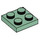 LEGO Sand Green Plate 2 x 2 (3022 / 94148)