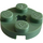 LEGO Sand Green Plate 2 x 2 Round with Axle Hole (with &#039;+&#039; Axle Hole) (4032)