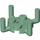 LEGO Sandgrün Platte 2 x 2 Runden mit Vier Vertikale Bars (65738 / 98284)