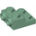 LEGO Sand Green Plate 2 x 2 x 0.7 with 2 Studs on Side (4304 / 99206)