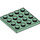 LEGO Sand Green Plate 4 x 4 (3031)