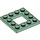 LEGO Zandgroen Plaat 4 x 4 met 2 x 2 Open Midden (64799)