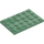 LEGO Sand Green Plate 4 x 6 (3032)