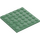 LEGO Sand Green Plate 6 x 6 (3958)