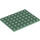 LEGO Sand Green Plate 6 x 8 (3036)