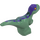 레고 샌드 그린 랩터 아기 ~와 함께 파란색 표시 (106406)