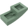 LEGO Sand Green Slope 1 x 2 Curved (11477)