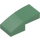 LEGO Sand Green Slope 1 x 2 Curved (11477)