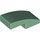 LEGO Sand Green Slope 1 x 2 Curved (11477)