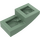 LEGO Vert sable Pente 1 x 2 Incurvé (3593 / 11477)