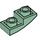 LEGO Sandgrün Steigung 1 x 2 Gebogen Invertiert (24201)