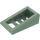 LEGO Sandgrün Steigung 1 x 2 x 0.7 (18°) mit Gitter (61409)