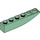 LEGO Zandgroen Helling 1 x 6 Gebogen Omgekeerd (41763 / 42023)