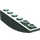 LEGO Vert sable Pente 1 x 6 Incurvé Inversé (41763 / 42023)