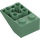 LEGO Sand Green Slope 2 x 3 (25°) Inverted with Connections between Studs (2752 / 3747)