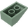 LEGO Sandgrün Steigung 2 x 3 (25°) mit rauer Oberfläche (3298)