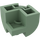 LEGO Vert sable Pente Brique 2 x 2 x 1.3 Incurvé Coin (67810)