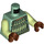 LEGO Sand Green Soldier of the Dead with Scale Armor Torso (973 / 76382)